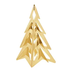 Georg Jensen Árbol decorativo 2024 tamaño S, Chapado en oro Color dorado