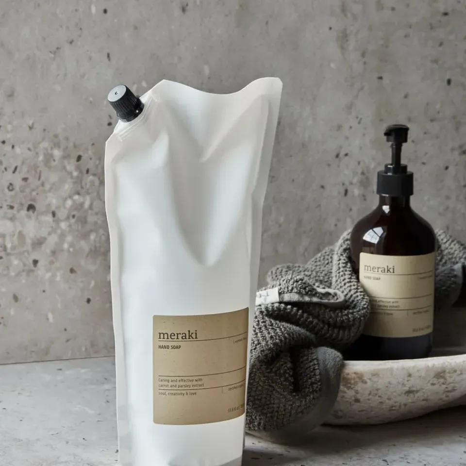 Best Meraki Recambio de jabón de manos 1000 ml, Northern dawn Blanco