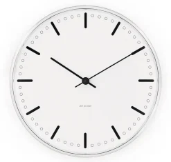 Discount Arne Jacobsen Clocks Reloj AJ City Hall, , Ø29 cm Blanco