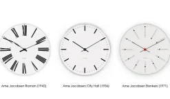 Best Arne Jacobsen Clocks Reloj AJ City Hall, , Ø16 cm Blanco