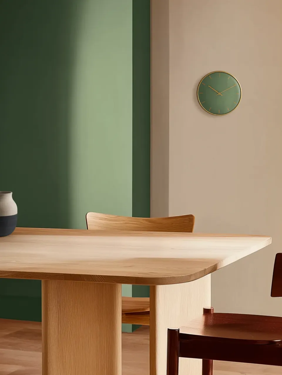 Outlet Arne Jacobsen Clocks Reloj AJ City Hall, , Ø21 cm Verde