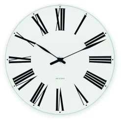 Hot Arne Jacobsen Clocks Reloj Arne Jacobsen Roman, Ø 21 cm NegroBlanco