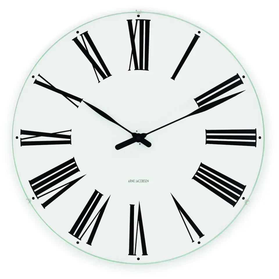 Online Arne Jacobsen Clocks Reloj Arne Jacobsen Roman, Ø 16 cm NegroBlanco