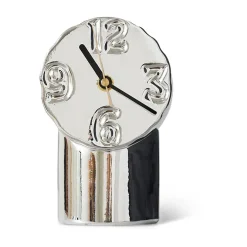 Hot HKliving Reloj de cerámica Eetro 17,5 cm, Chrome Multi