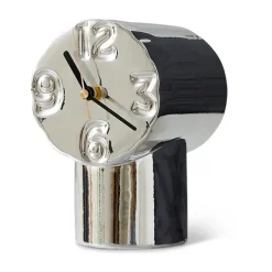 Hot HKliving Reloj de cerámica Eetro 17,5 cm, Chrome Multi