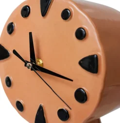 Sale HKliving Reloj de cerámica retro 20,8 cm, Peach Rosa
