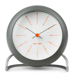 Online Arne Jacobsen Clocks Reloj de mesa AJ Bankers Ø11 cm, oscuro Gris