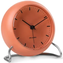 Outlet Arne Jacobsen Clocks Reloj de mesa AJ City Hall, Pale Naranja