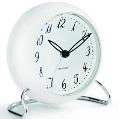 New Arne Jacobsen Clocks Reloj de mesa AJ LK, Blanco
