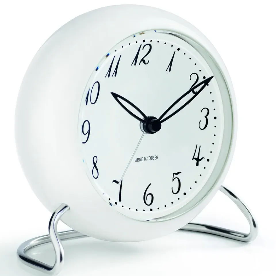 New Arne Jacobsen Clocks Reloj de mesa AJ LK, Blanco