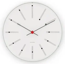 Discount Arne Jacobsen Clocks Reloj de pared AJ Bankers, Ø 29 cm Blanco
