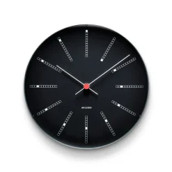 Hot Arne Jacobsen Clocks Reloj de pared AJ Bankers , Ø 29 cm Negro