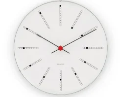 Outlet Arne Jacobsen Clocks Reloj de pared AJ Bankers, Ø 48 cm Blanco