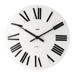 Outlet Alessi Reloj de pared Firenze Ø36 cm, Blanco