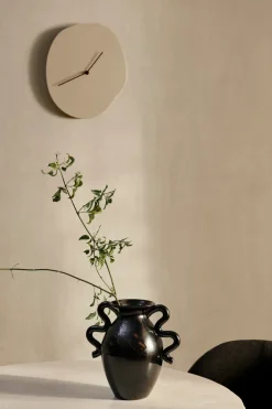 Clearance Ferm Living Reloj de pared Melt 28x33 cm, Cashmere Beige