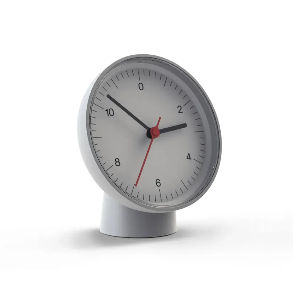 Best HAY Reloj de pared o de mesa Table Clock, White Blanco