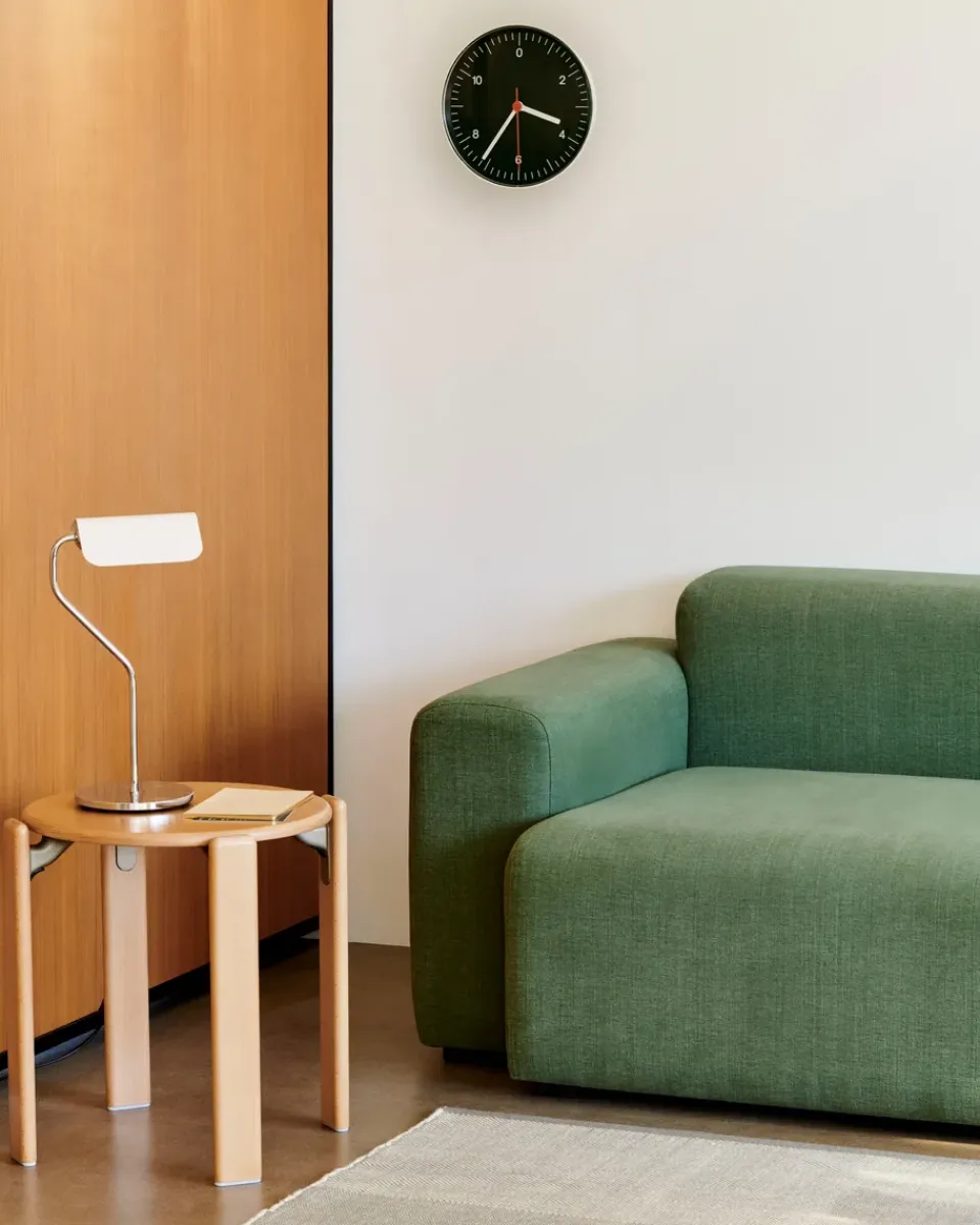Discount HAY Reloj de pared Wall Clock Ø26,5 cm, Green Verde