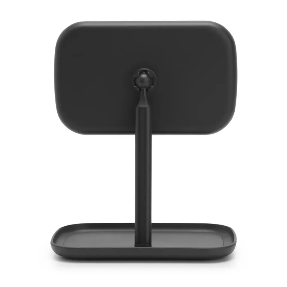 New Brabantia ReNew Espejo con bandeja de almacenaje, oscuro Gris