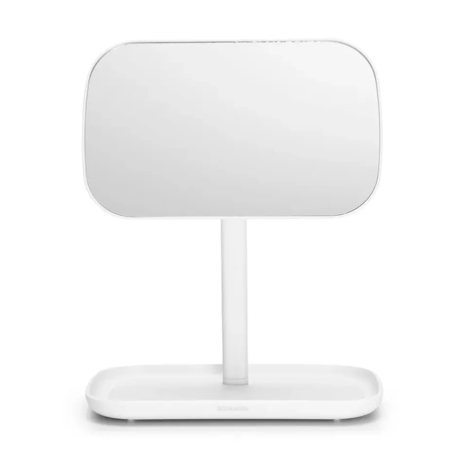 Best Brabantia ReNew Espejo con bandeja de almacenaje, Blanco