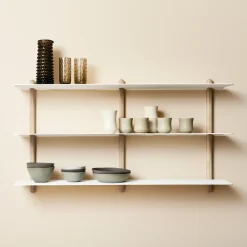 Hot Gejst Repisa Nivo D large, Roble claro- Blanco