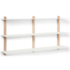 Hot Gejst Repisa Nivo D large, Roble claro- Blanco