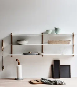 Outlet Gejst Repisa Nivo D, Roble claro- Blanco