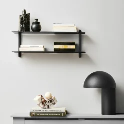Clearance Gejst Repisa Nivo F, Ceniza teñida de - Negro