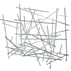 Outlet Alessi Revistero Blow up, acero inoxidable GrisPlateado