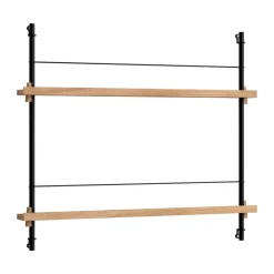 Discount MOEBE Revistero , Oak-black Negro