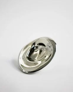 Best Hein Studio Ripple núm. 02 colgador grande, Cromo Plateado