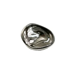 Best Hein Studio Ripple núm. 01 colgador pequeño, Cromo Plateado