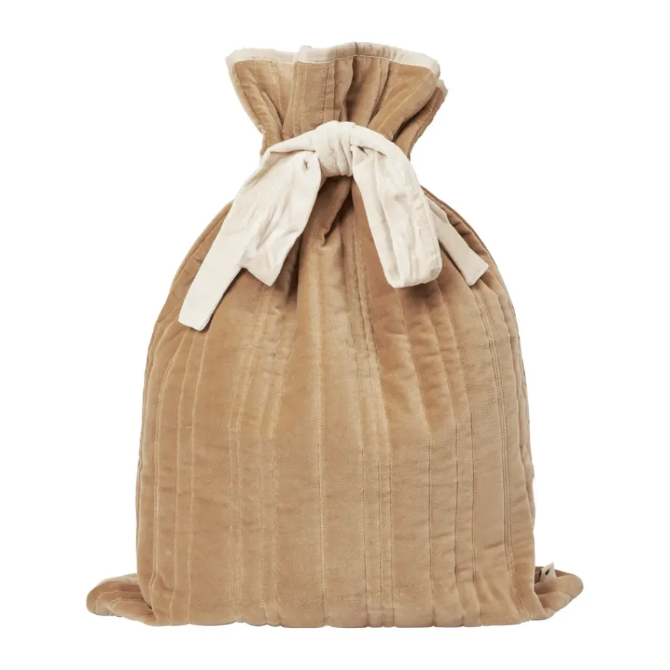 Clearance Ferm Living Saco Vari quilted 50x70 cm, Velvet-tan Beige