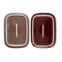HKliving Set de 2 bandejas pequeñas 70's, Mojave Multi