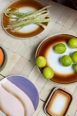 HKliving Set de 2 bandejas pequeñas 70's, Mojave Multi