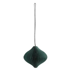 Sale Scandi Living Set de 4 bolas de Navidad Onion, musgo Verde