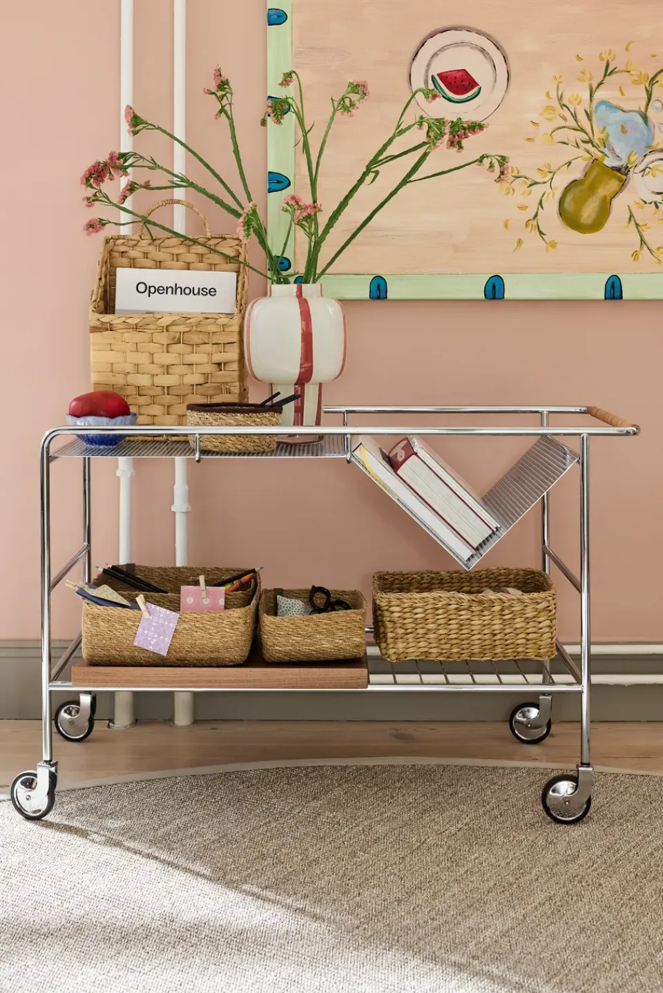 Outlet Dixie Set de 3 cajas Esther, Natural Beige