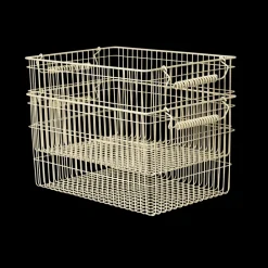 Ferm Living Set de 2 cestas Cala apilables, Cashmere Beige