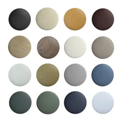 New Muuto Set de 5 colgadores The dots, Off White Blanco
