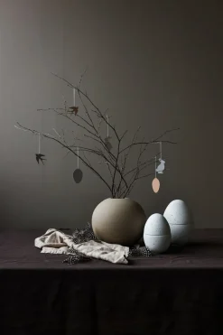 Outlet Cooee Design Set de 4 colgantes de pascuaEaster Deco pájaro, Cafe au lait Marrón