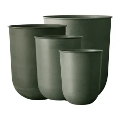 Best DBKD Set de 4 macetas Out, Green Verde