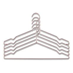 Clearance HAY Set de 5 perchas , cobre Naranja
