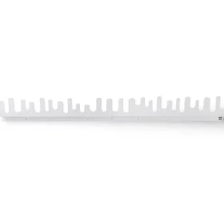 New Design House Stockholm Set de 2 percheros de pared Wave, Blanco