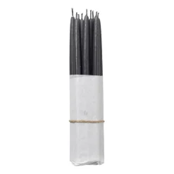Clearance Broste Copenhagen Set de 10 velas antiguas , Northern dusk Gris