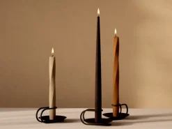 Outlet Audo Copenhagen Set de 6 velas Spire 38 cm, Ivory GrisBeige