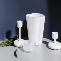 Clearance Iittala Set de candelabros Nappula, Blanco