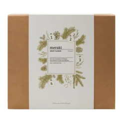 Outlet Meraki Set de regalo , calendario de adviento, Dark wood, Northern dawn Blanco