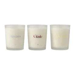 Outlet Scandi Living Set de regalo Vela aromática 70g paquete de 3, Stream/Glade/Meadow Multi