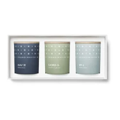 Clearance Skandinavisk Set de velas perfumadas ESCAPE mini 3 piezas, 65 g Multi