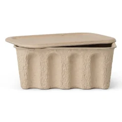 Discount Ferm Living Setd e 2 cajas de almacenaje Ferm Caja papel pequeñas, marrón Beige