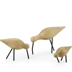 Outlet Normann Copenhagen Shorebird, roble-negro, grande MarrónNegro